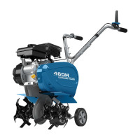 HYUNDAI Σκαπτικό βενζίνης τετράχρονο 3hp πλάτος 42cm και ρόδες 460H 84J103
