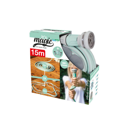 IDROEASY Σετ επεκτεινόμενο λάστιχο ποτίσματος magic soft 20m 1/2'' MINT GREEN 273370093