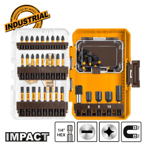 INGCO Μύτες Impact σετ 51 τεμάχια 1/4" HEX AKDL25106