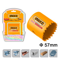 INGCO Ποτηροτρύπανο Bi-Metal 57mm HSB10571