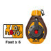 INGCO Σετ νήμα αλφάδι ώχρας 30m FastX6 HCLR0630