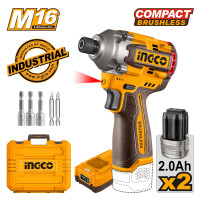 INGCO Κατσαβίδι παλμικό μπαταρίας 16V Li-Ion 170Nm CIRLI16178