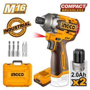 INGCO Κατσαβίδι παλμικό μπαταρίας 16V Li-Ion 170Nm CIRLI16178
