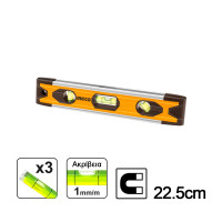 INGCO Αλφάδι μίνι μαγνητικό 225mm HMSL01030