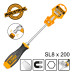 INGCO Κατσαβίδι χτυπητό ίσιο SL8X200mm HGTS688200