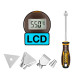 INGCO Πιστόλι θερμού αέρα μπαταρίας 20V Li-Ion με LCD οθόνη SOLO HGLI2003