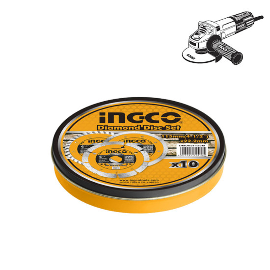 INGCO Διαμαντόδισκος πλακιδίων ξηράς κοπής 115mm DMD021152M
