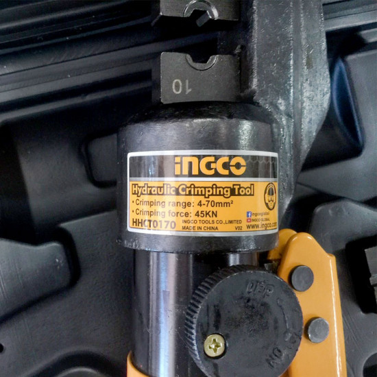INGCO Υδραυλική πρέσσα ακροδεκτών 45kN HHCT0170