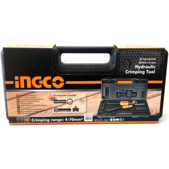 INGCO Υδραυλική πρέσσα ακροδεκτών 45kN HHCT0170