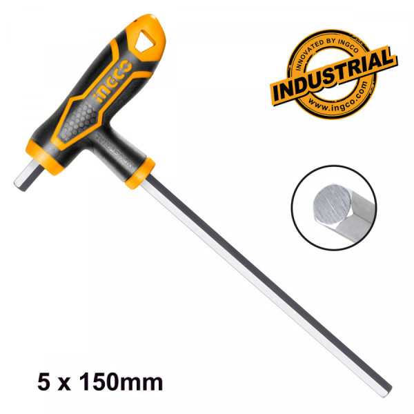 INGCO Επαγγελματικό ταφ άλλεν κλειδί 5Χ150mm HHK1551501