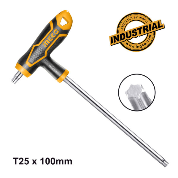 INGCO Επαγγελματικό ταφ torx κλειδί Τ25Χ100mm HHK15T251001