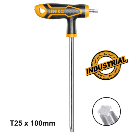 INGCO Επαγγελματικό ταφ torx κλειδί Τ25Χ100mm HHK15T251001