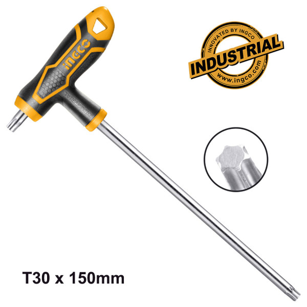INGCO Επαγγελματικό ταφ torx κλειδί Τ30X150mm HHK15T301501