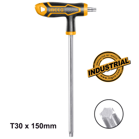 INGCO Επαγγελματικό ταφ torx κλειδί Τ30X150mm HHK15T301501