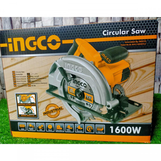 INGCO Επαγγελματικό ηλεκτρικό δισκοπρίονο 1600W CS18568