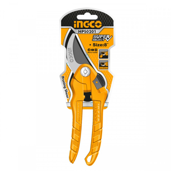 INGCO Ψαλίδι κλαδέματος 8''/200mm HPS0201