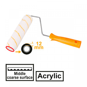INGCO Επαγγελματικό ρολό βαφής κοντή τρίχα 9''/230mm HRHT282302