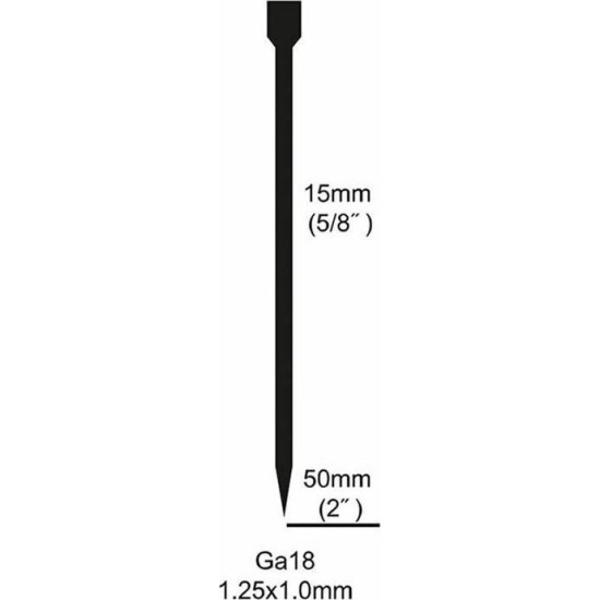 INGCO Καρφιά αεροκαρφωτικού 50mm ANA01501