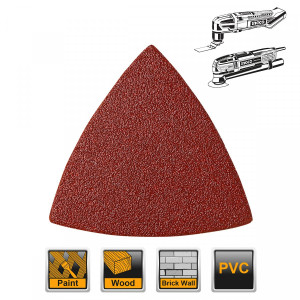 INGCO Δέλτα φύλλα λείανσης σετ 20 τεμάχια 80mm AKTS080201