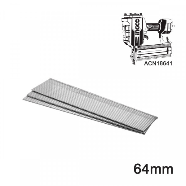 INGCO Καρφιά αεροκαρφωτικού 64mm ANA01641