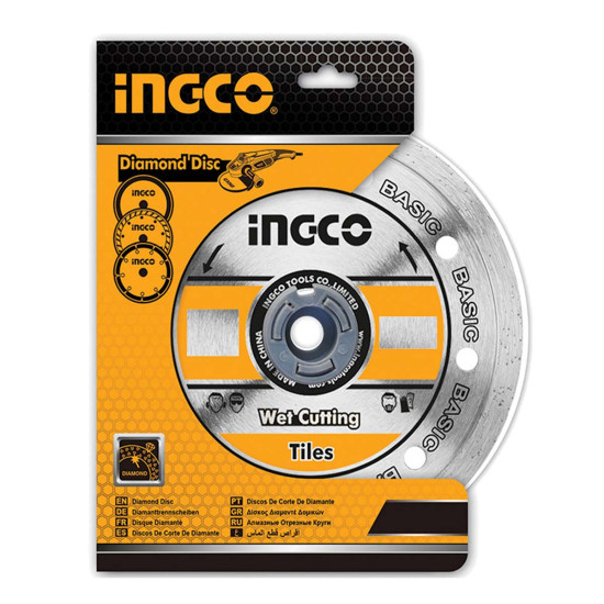 INGCO Διαμαντόδισκος πλακιδίων 125mm DMD021252