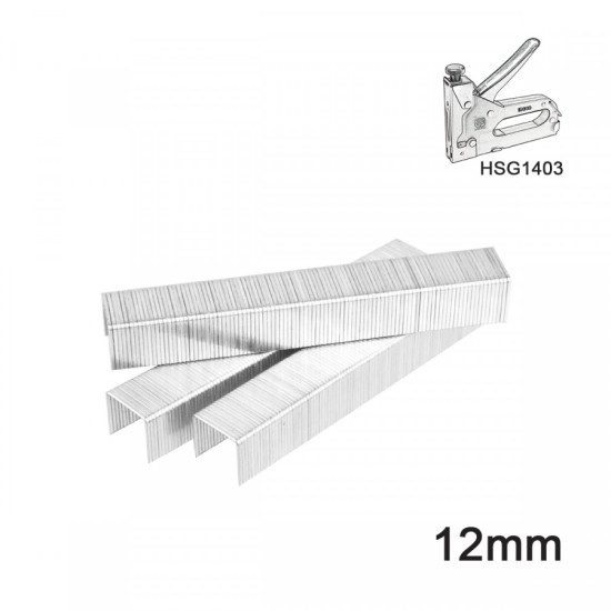 INGCO Δίχαλα καρφωτικού 12Χ0.7mm 1000 τεμάχια STS0112