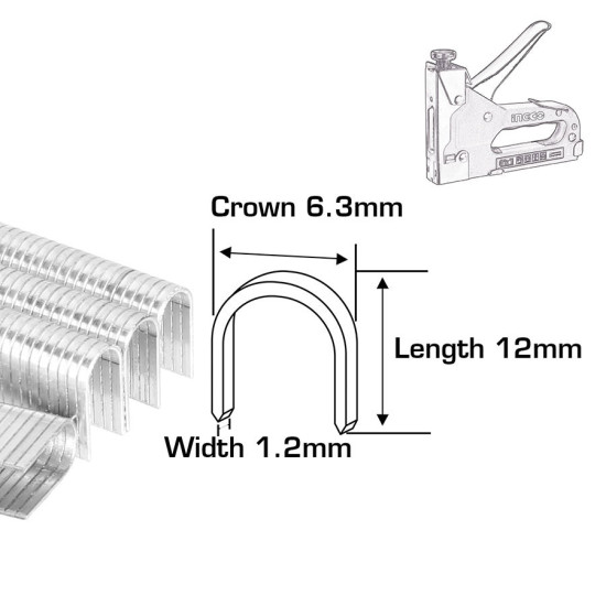 INGCO Δίχαλα καρφιών 6.3Χ1.2mm STS0412