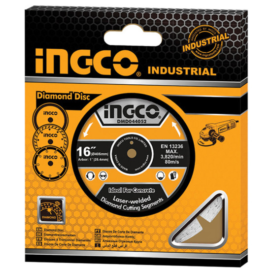 INGCO Διαμαντόδισκος Μπετού 405mm DMD044052