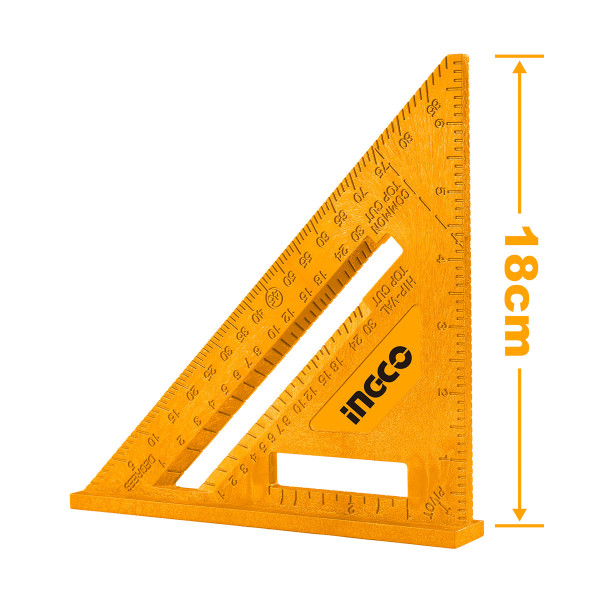 INGCO Τρίγωνο γωνιόμετρο 18cm HAS20202