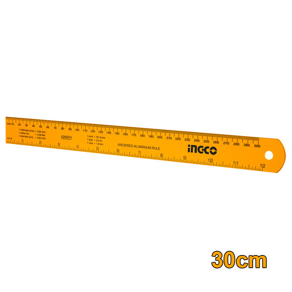 INGCO Χάρακας - ρίγα αλουμινίου 30cm HSR23002