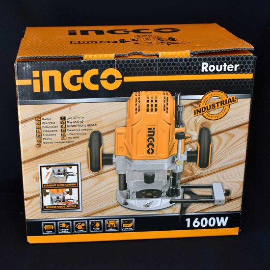 INGCO Φρέζα ξύλου ηλεκτρική επαγγελματική 1600 Watt RT160028