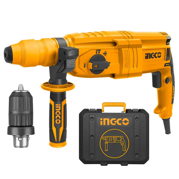 INGCO Πιστολέτο περιστροφικό κρουστικό sds plus 800W RGH9028-2