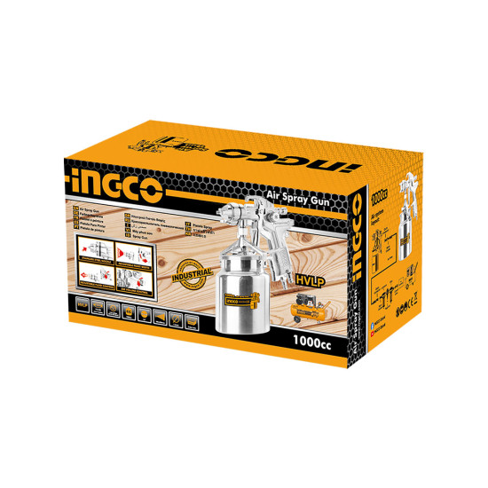 INGCO Επαγγελματικό πιστόλι βαφής κάτω δοχείο ASG2101