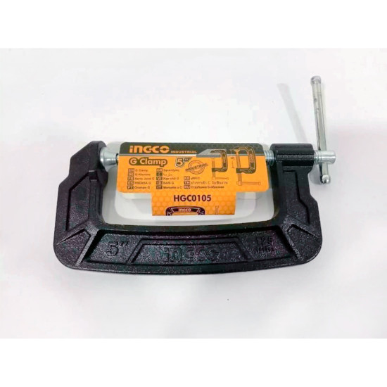 INGCO Επαγγελματικός σφιγκτήρας τύπου g5''/125mm HGC0105
