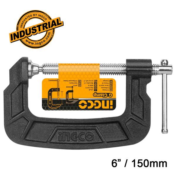 INGCO Επαγγελματικός σφιγκτήρας τύπου g6''/150mm HGC0106