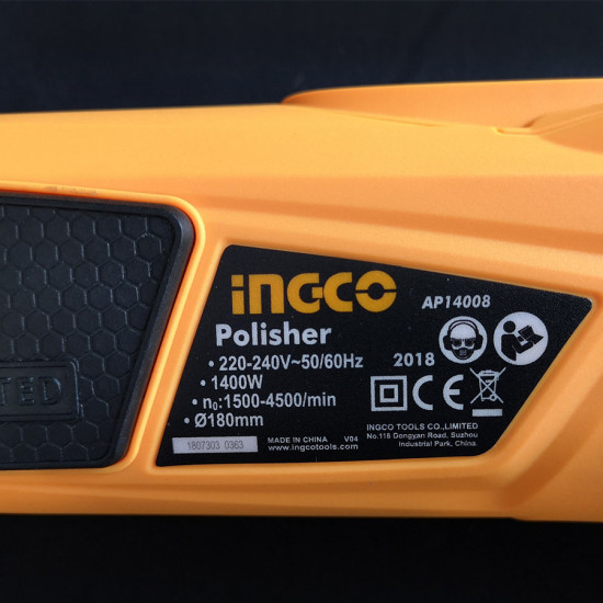 INGCO Ηλεκτρικός στιλβωτής 1400W AP14008 Industrial