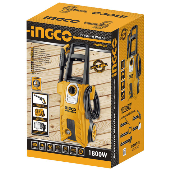 INGCO Πλυστικό Επαγγελματικό Ηλεκτρικό 1800W 150 bar HPWR18008