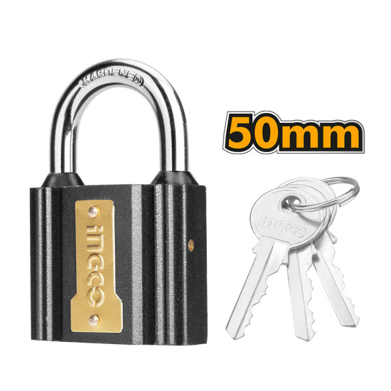 INGCO Λουκέτο μαύρο σιδερένιο 50mm DIPL0501