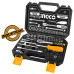 INGCO Επαγγελματικό Σετ 45 τεμ. Καρυδάκια 1/4" HKTS14451