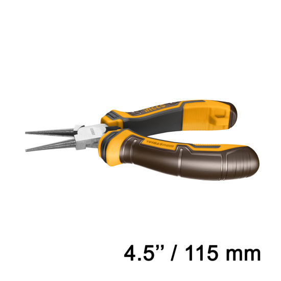 INGCO Μίνι στρογγυλοτσίμπιδο ίσιο 115mm HMNP08115
