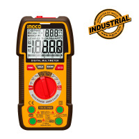 INGCO Ψηφιακό Πολύμετρο 1000V True RMS με Μέτρηση AC/DC/ Αντίστασης/ Χωρητικότητας/ Συχνότητας/ Kύκλος λειτουργίας/ Θερμοκρασίας/ NCV/ Φάσης DM410003