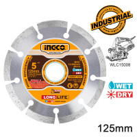INGCO Διαμαντόδισκος Δομικών Γενικής Χρήσης 125mm DMD011254