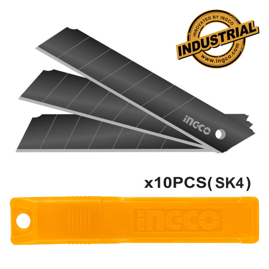 INGCO Λάμες φαλτσέτας μαύρες 18mmx100mm HKNCB181