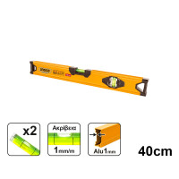 INGCO Αλφάδι αλουμινίου 40cm HSL58040