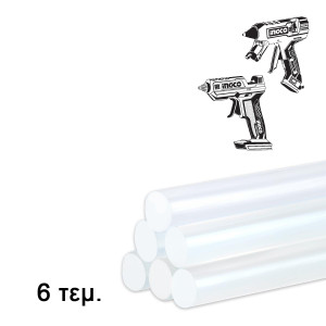 INGCO Κόλλα θερμοκολλητική 6 τεμ AKTGS2061