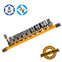 INGCO Καρυδάκια αέρος 3/8" σετ 10 τεμάχια HKISSD38104