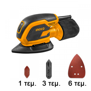 INGCO Παλμικό τριβείο χούφτας τριγωνικό 65W MS6505