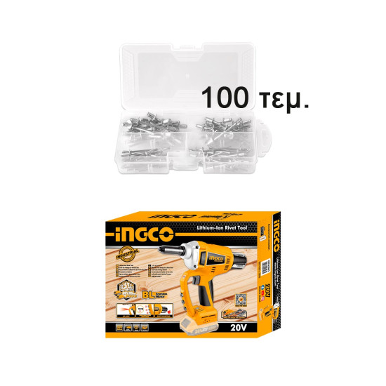 INGCO Πριτσιναδόρος μπαταρίας 20V Li-Ion CRTLI20051