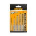 INGCO Τρυπάνια μετάλλου HSS με υποδοχή 1/4" 1.5-4mm σετ 4 τεμάχια AKD1401
