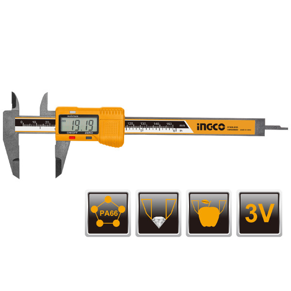 INGCO Παχύμετρο ψηφιακό 150mm HDCP16150